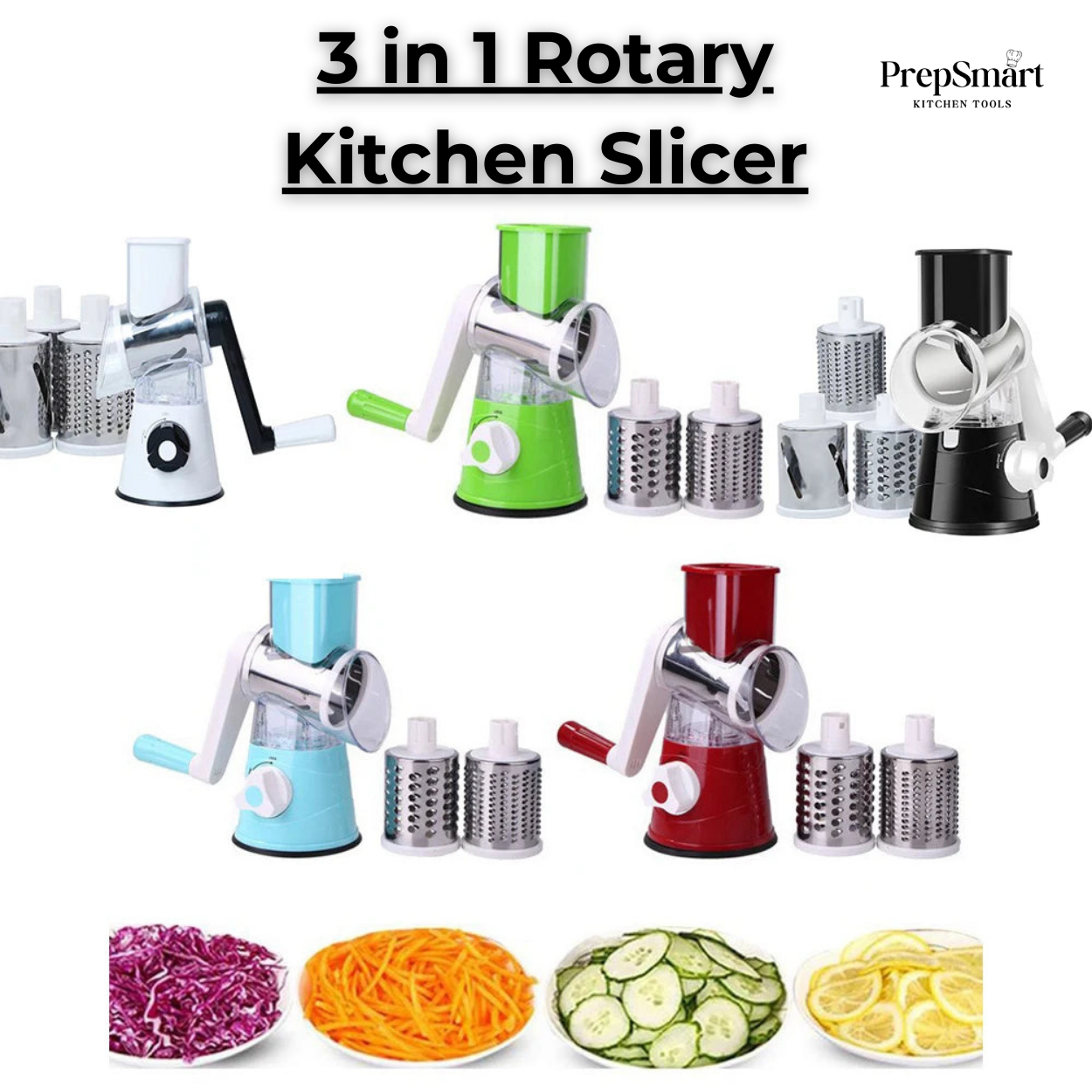 3-In-1 Rotary Slicer